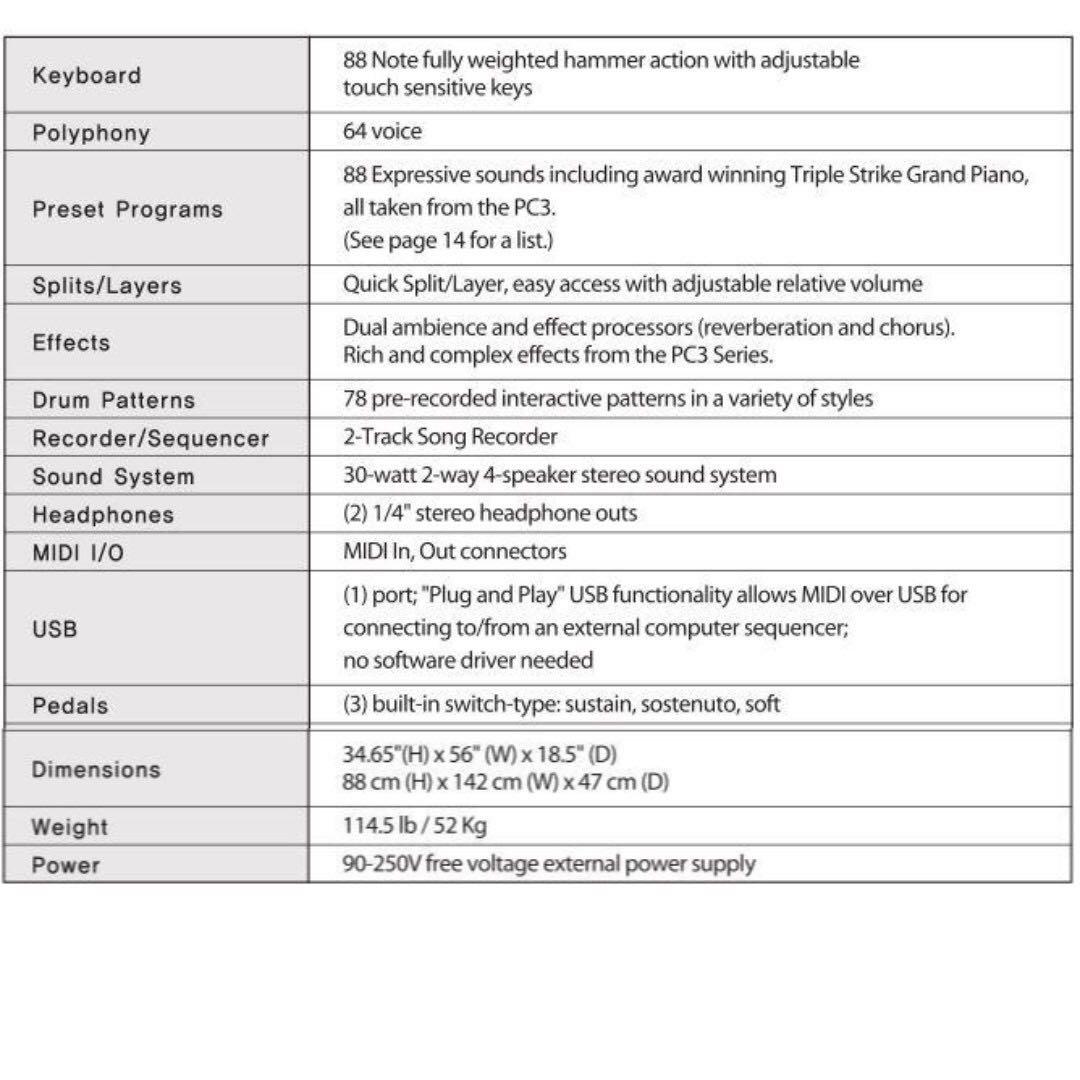 Warehouse Sale! Piano Digital (Studio Set) KURZWEIL MP10, Hobbies