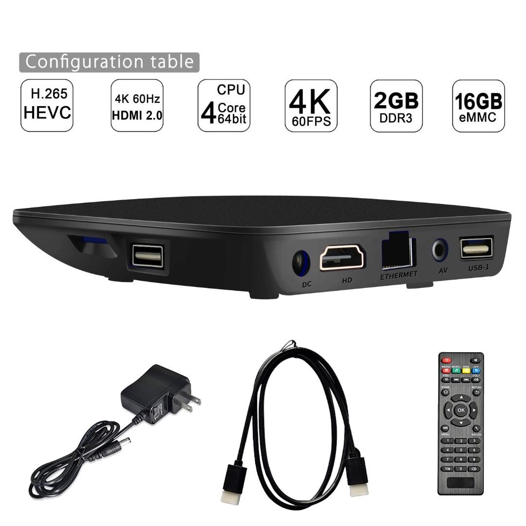 2GB RAM+16GB ROM Viden M16 Android 7.1 Smart TV Box, Mobile Phones ...