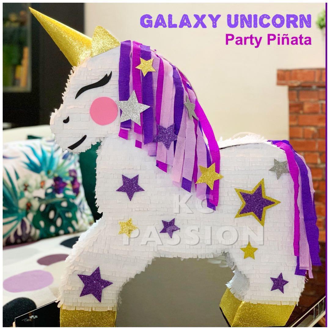 Galaxy Unicorn Party Pinata Pinata Customized Personalized