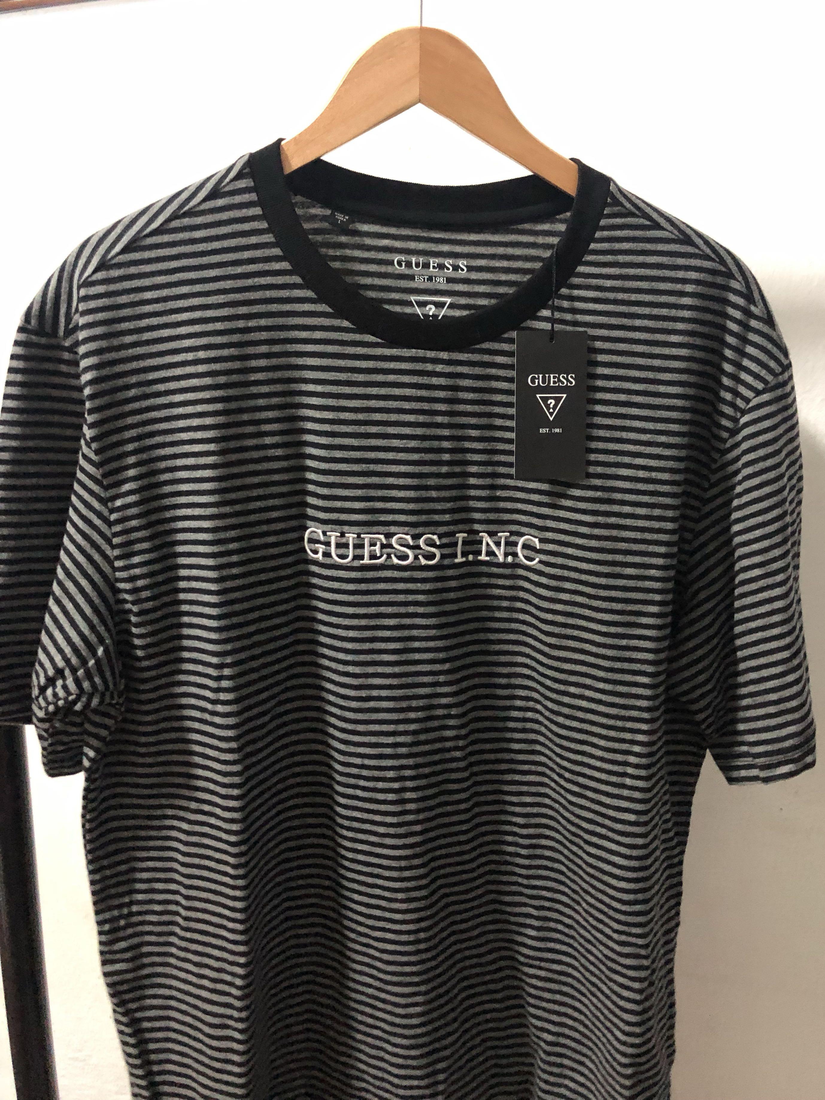 guess striped shirt sale