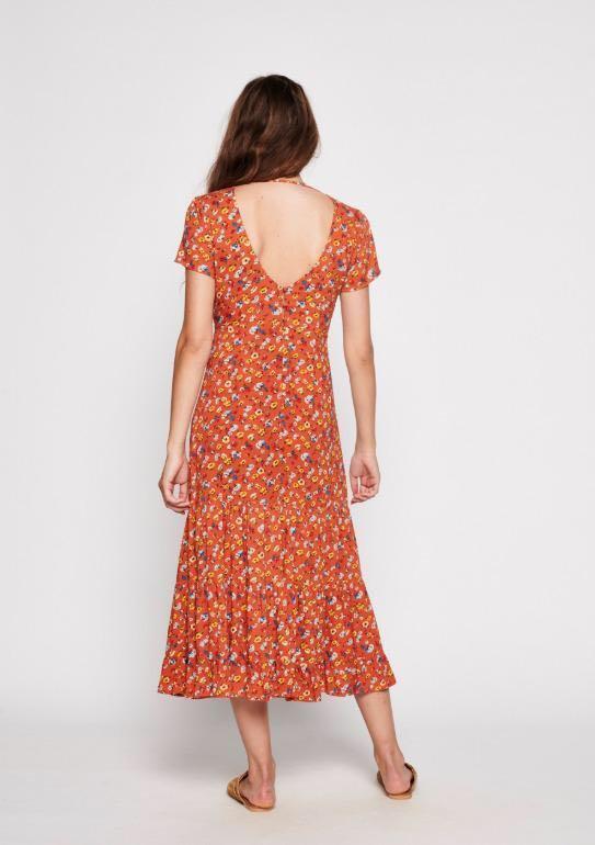 Agnes fleur midi dress discount