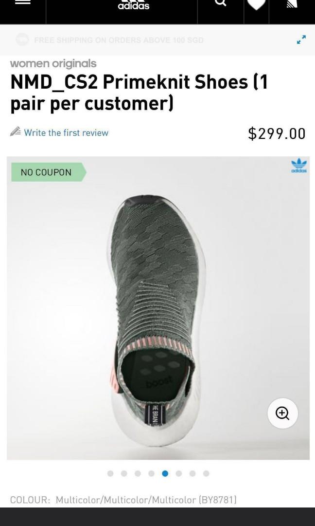AUTHENTIC ADIDAS NMD CS2 PK WMNS BY9312 WOMEN s SPORTS SHOES