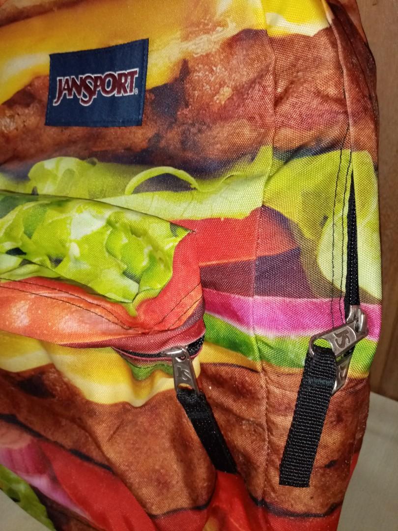 jansport cheeseburger backpack