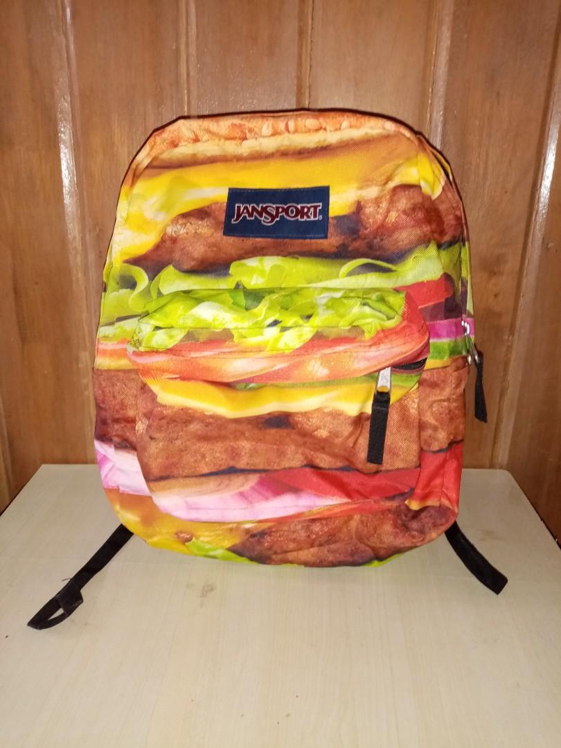 jansport cheeseburger backpack