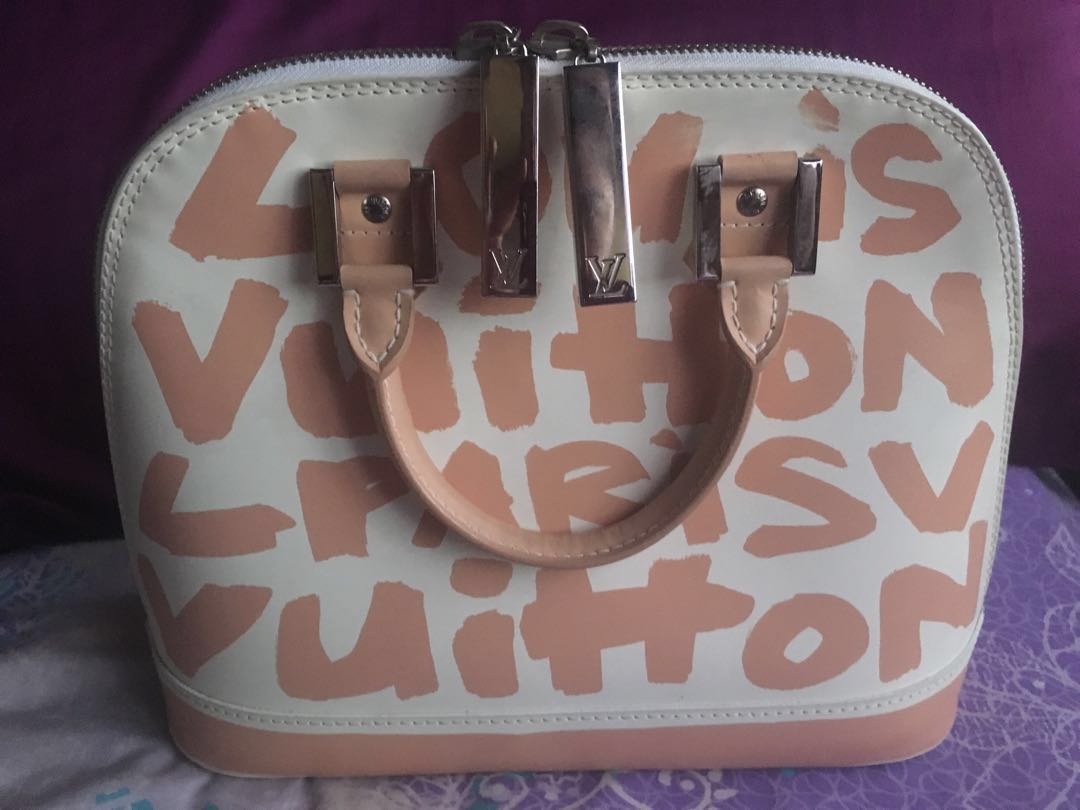 Louis Vuitton Limited Edition Stephen Sprouse Graffiti Alma MM Bag