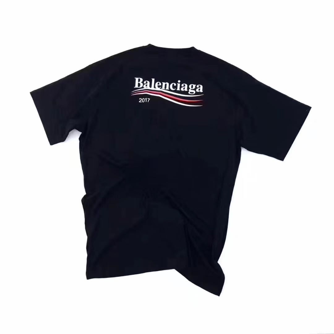 Balenciaga 2017 Campaign Logo Tee Men S Fashion Clothes Tops On
