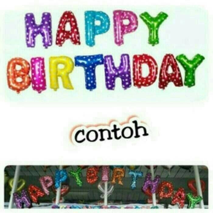 Balon Foil Huruf Happy Birthday Design Amp Craft Others On