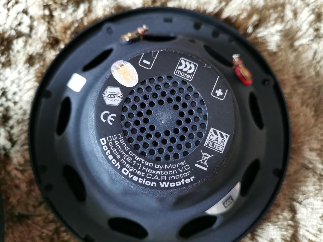 Car Speaker Morel Dotech Ovation 6 component speakers, Audio, Soundbars ...