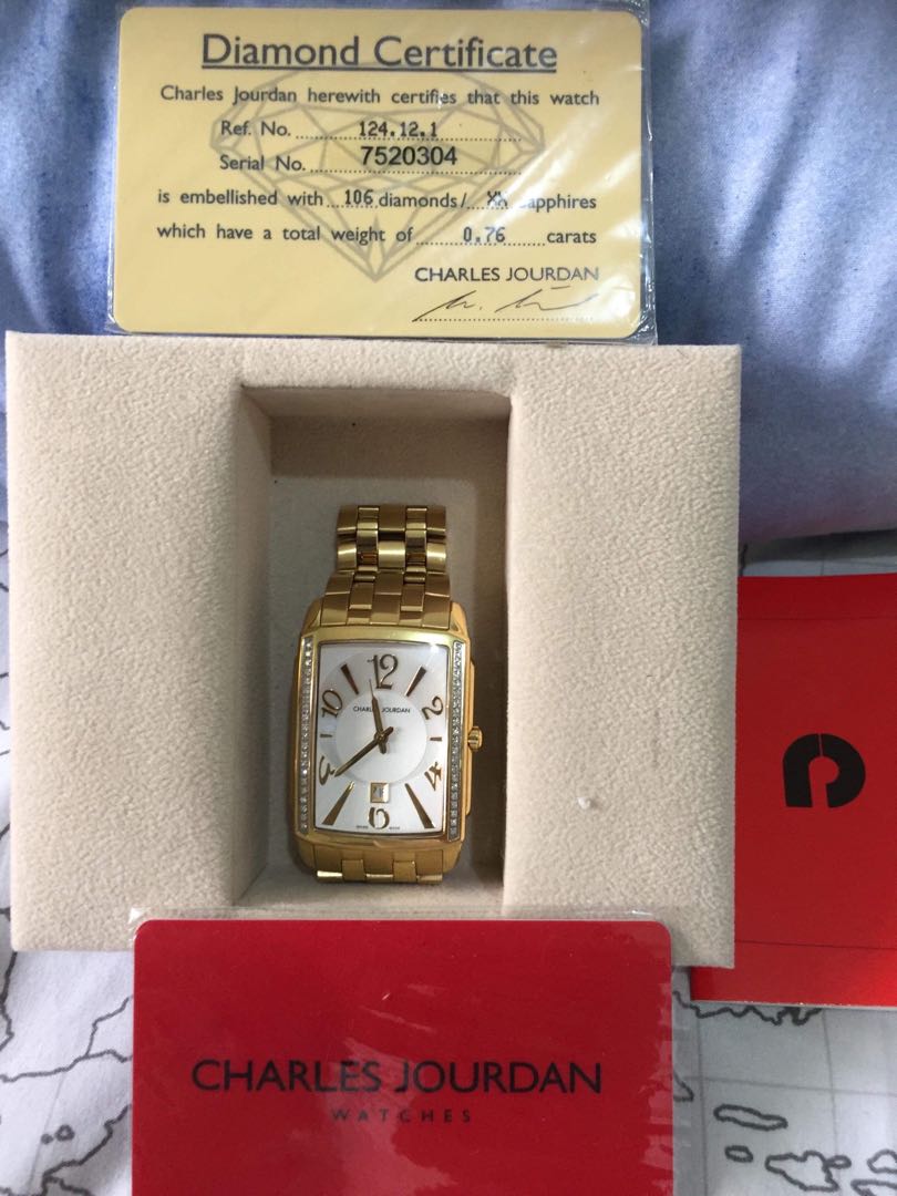 Charles jourdan online watch diamond