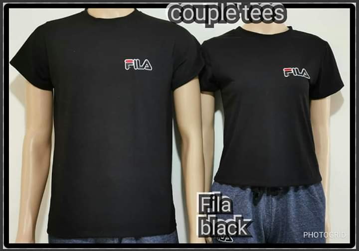Fila couple t shirt best sale