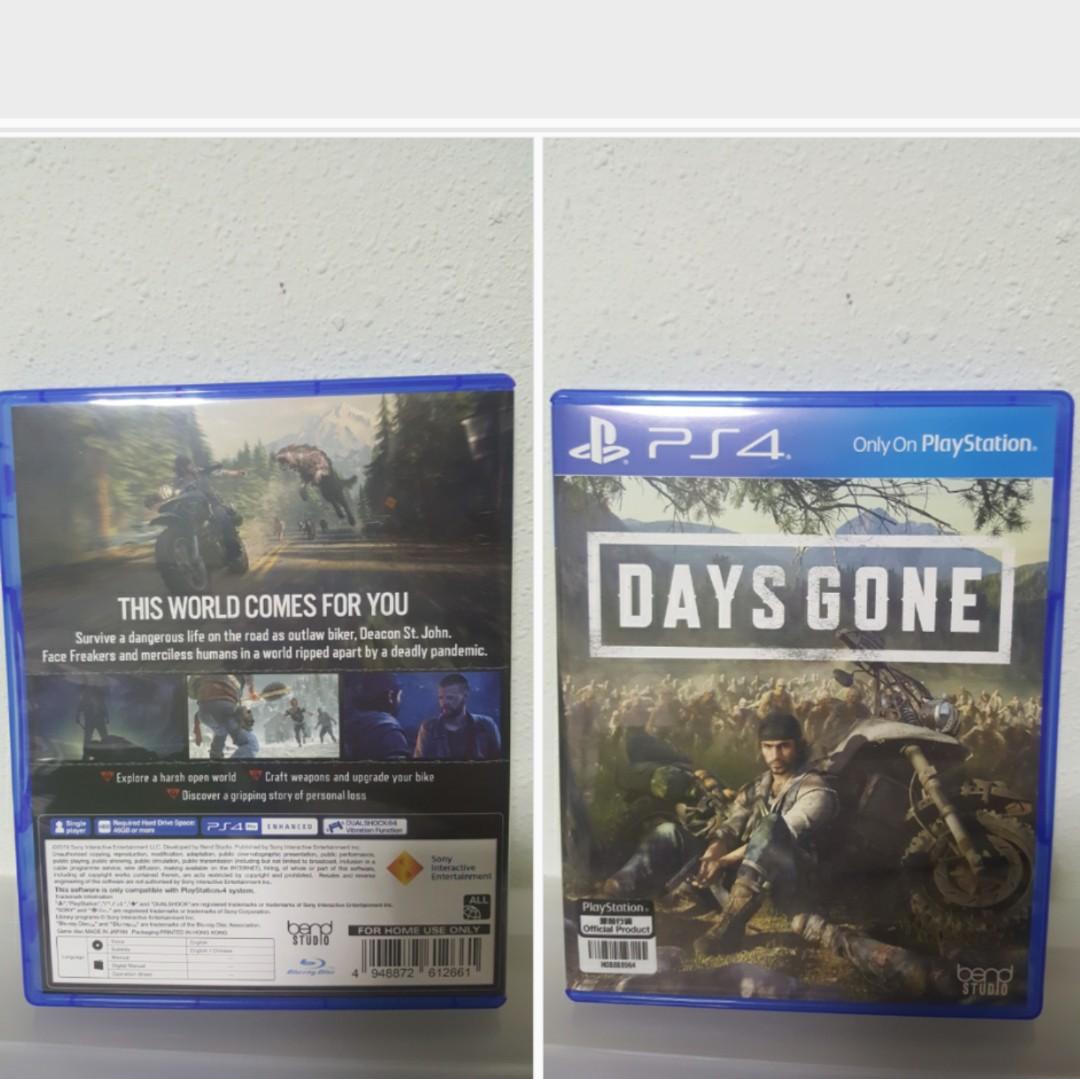 days gone ps4 pre owned