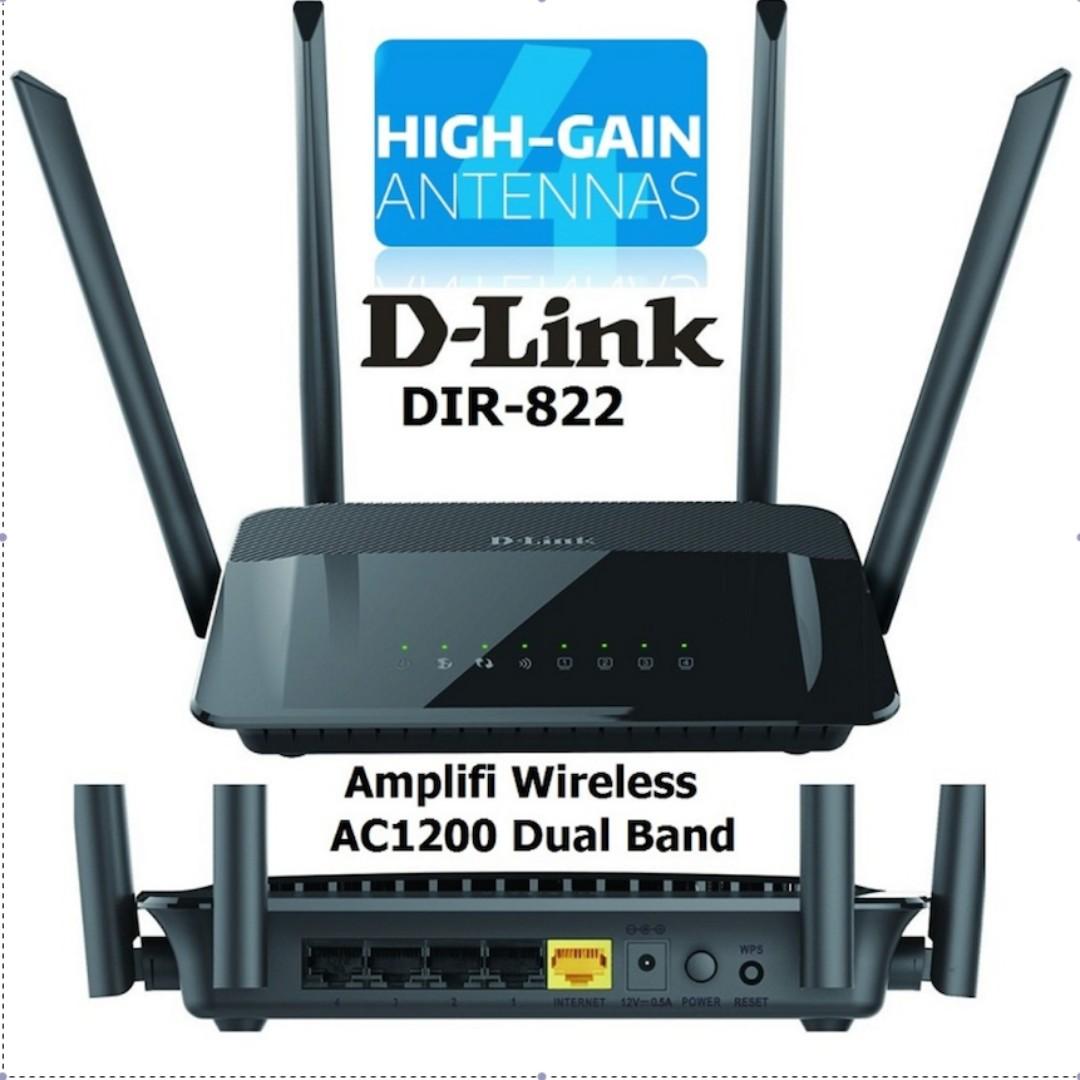 D-Link DIR-822 Dual-band 1200M 11ac Gigabit Wireless Router