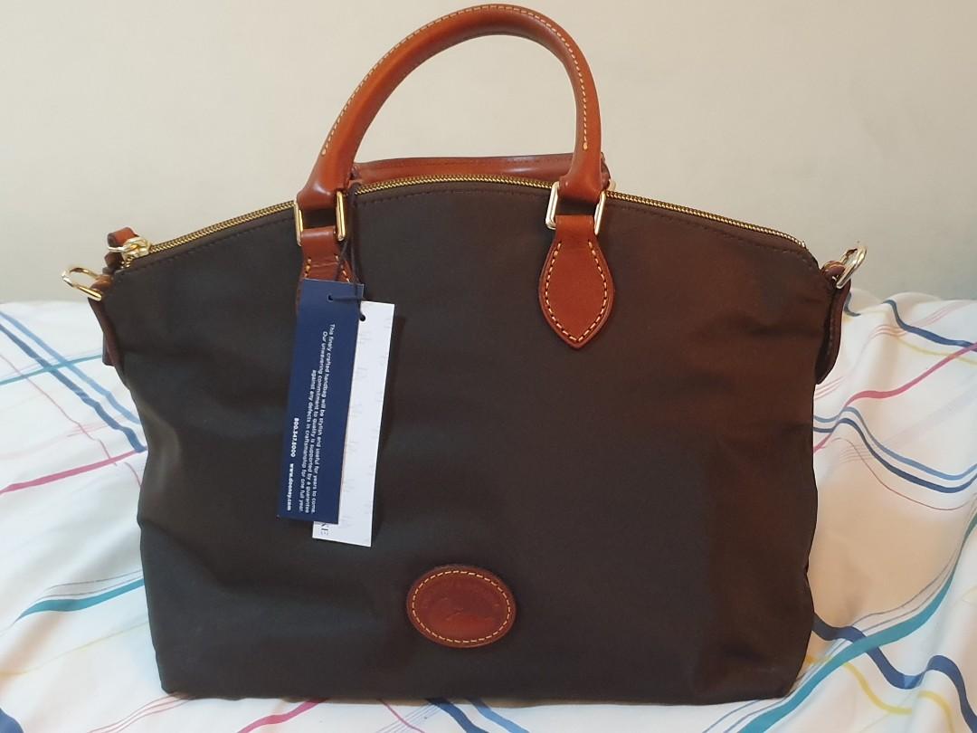 Dooney nylon satchel on sale
