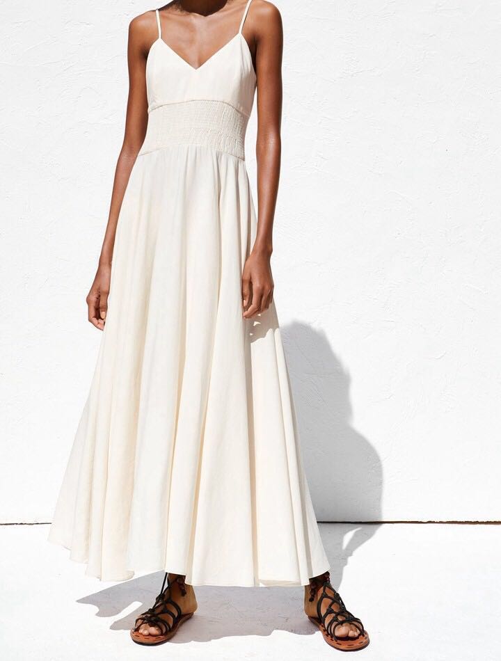 Dress putih zara clearance