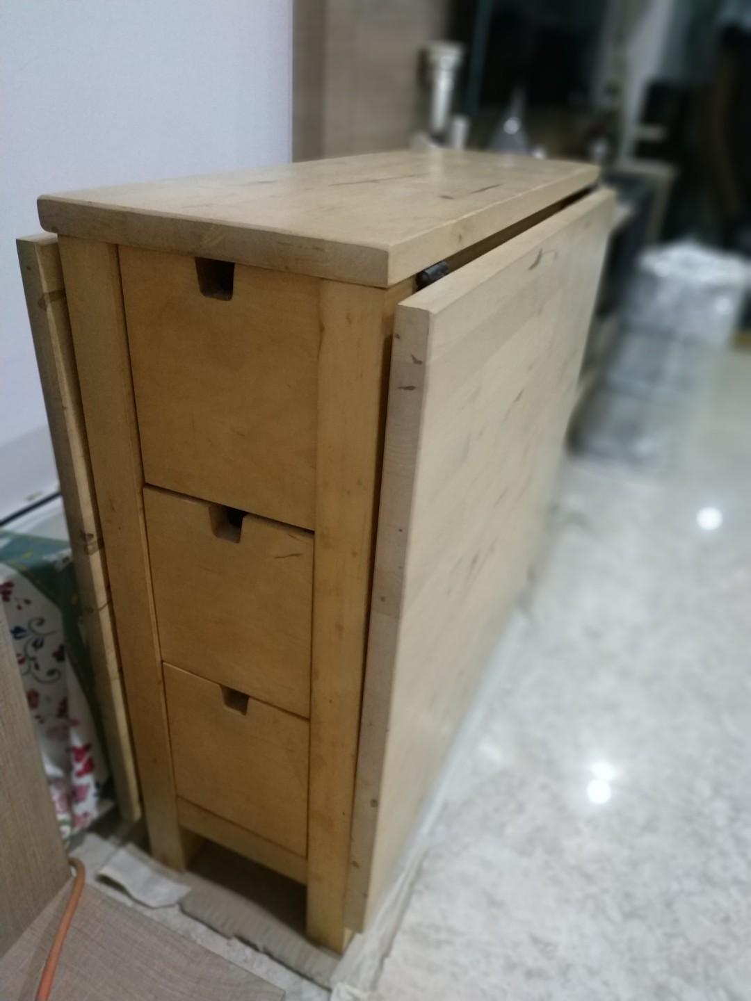 Folding Table Ikea Furniture Tables Chairs On Carousell