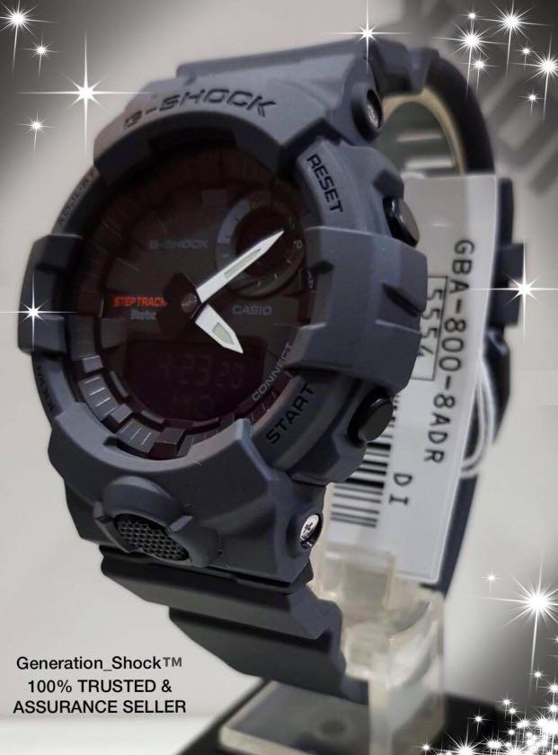NEW BLUETOOTH GSHOCK DIVER UNISEX SPORTS WATCH 100 ORIGINAL AUTHENTIC CASIO G SHOCK GBA 800 8ADR GA 800 8A