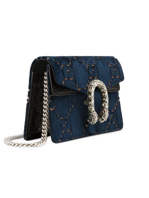 gucci dionysus super mini velvet
