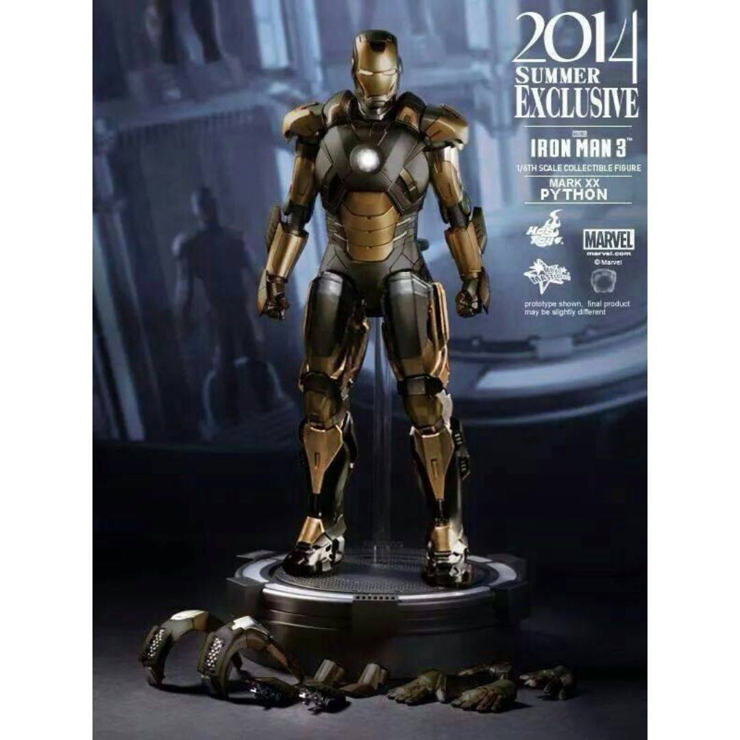 Hot Toys Iron Man Mark XX (Python), Hobbies & Toys, Toys & Games on ...