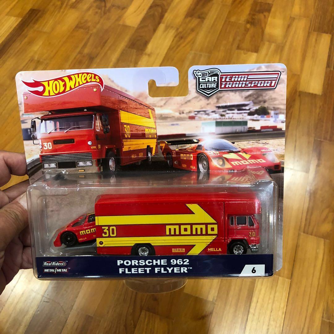 hot wheels team transport porsche 962