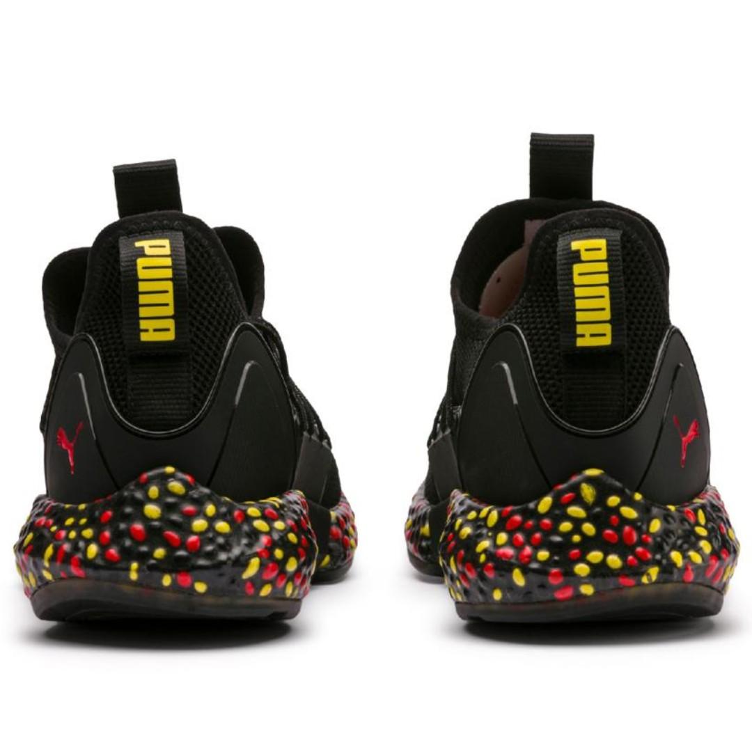 Puma hybrid rocket runner black & ribbon red running shoes shop