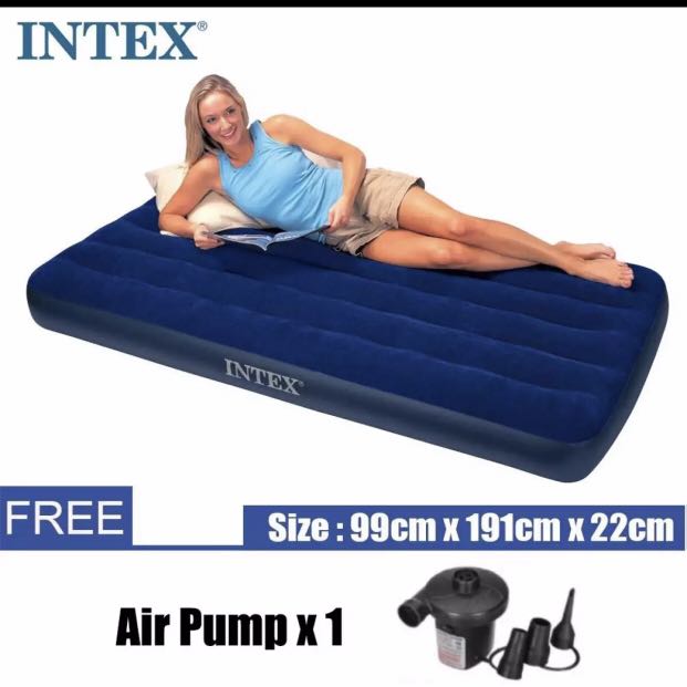 Intex air bed mattress, Furniture & Home Living, Furniture, Bed Frames