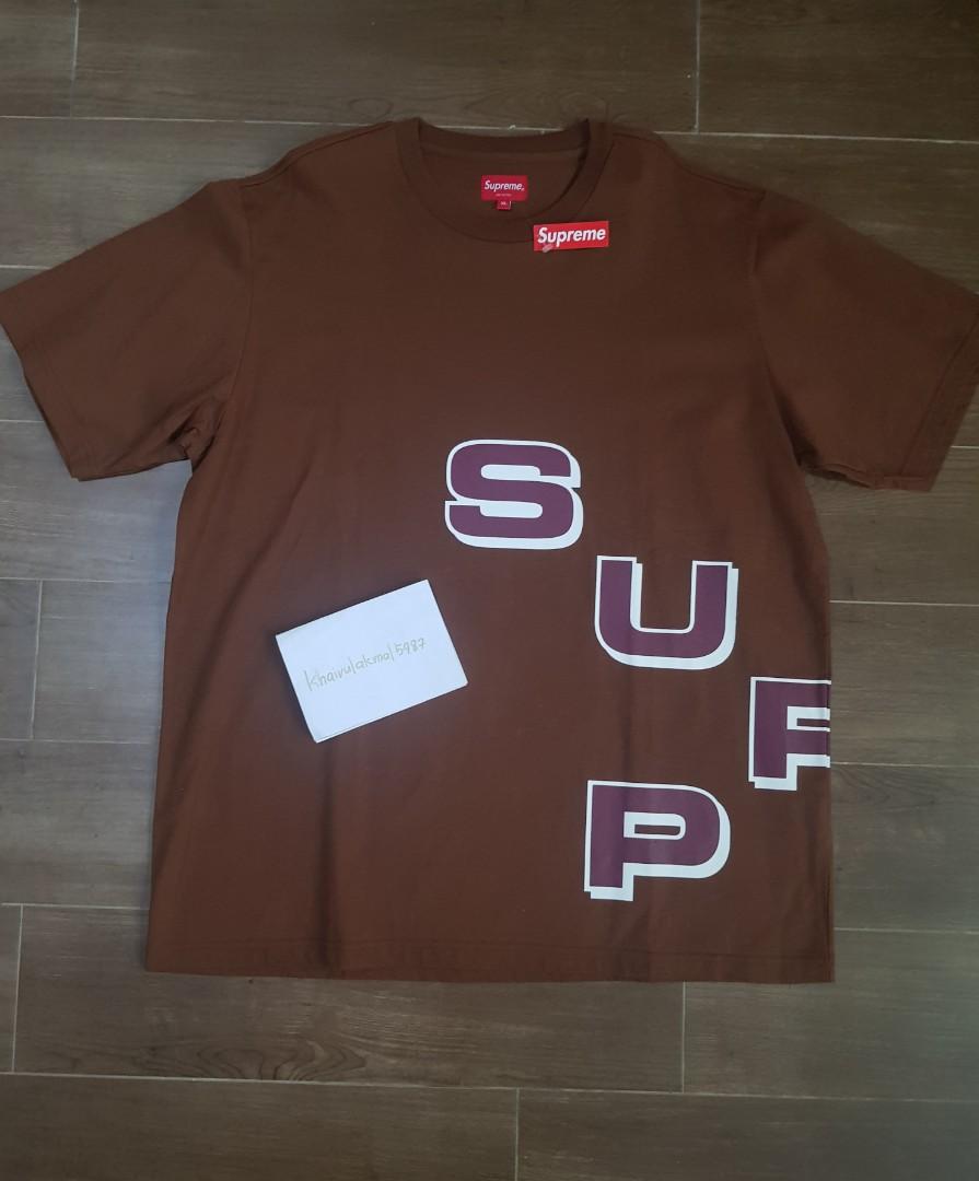 SUPREME TEE FW18, Men's Fashion, Tops 