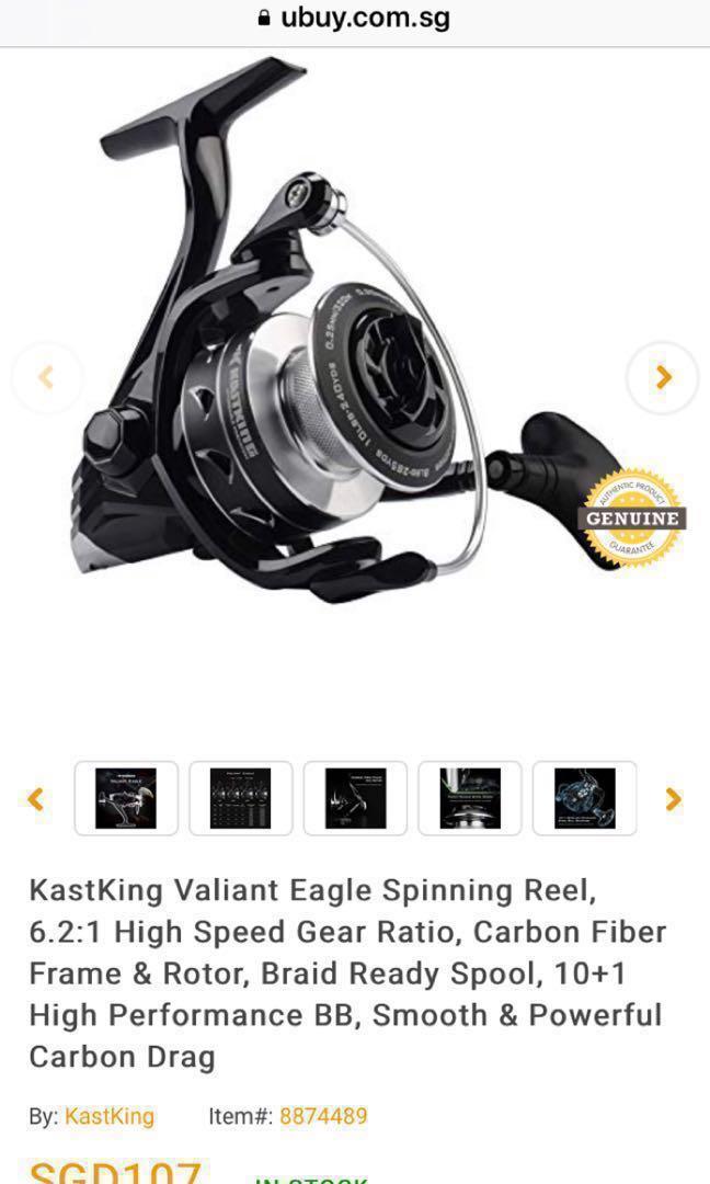 KastKing Valiant Eagle 4000, Sports Equipment, Fishing on Carousell