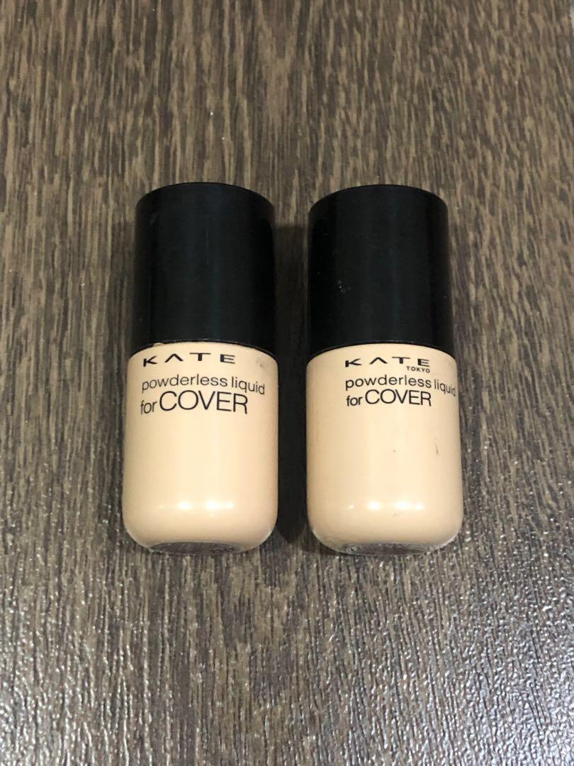 kate powderless liquid foundation