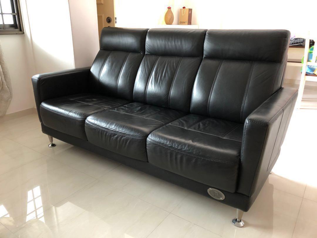 Last 3 Seater Black Leather Sofa Seahorse Furniture Sofas 3 Seater Black Leather Sofa Seahorse