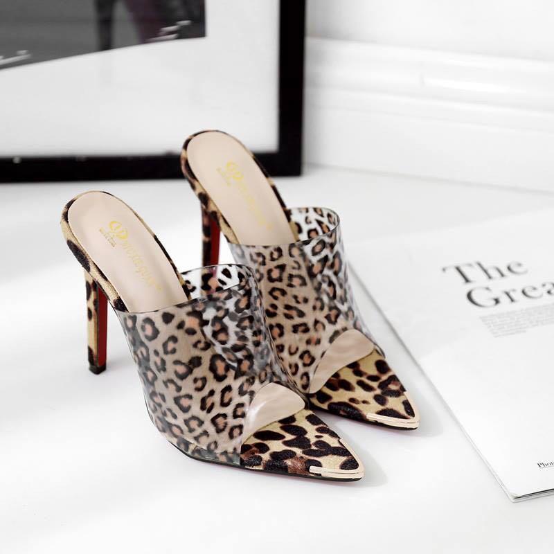 Leopard Peep Toe Slip On Heels Sandals (Category: Flats & Sandals) located in Manila. Submitted by shoptofabonline (Listing ID 230728647, Image 3). Description: 💜Price: P1,350 PRE ORDER Leopard Peep Toe Slip On Heels Sandals Pointed Leopard Printed Pointed Heel Slippers Item No. XZA022011AR Color: Apricot Size: 34,35,36,37,38,39,40 categories: slippers(cros) Season: Spring/Summer Upper Material: PVC inner material: PU Soles material: rubber Heel