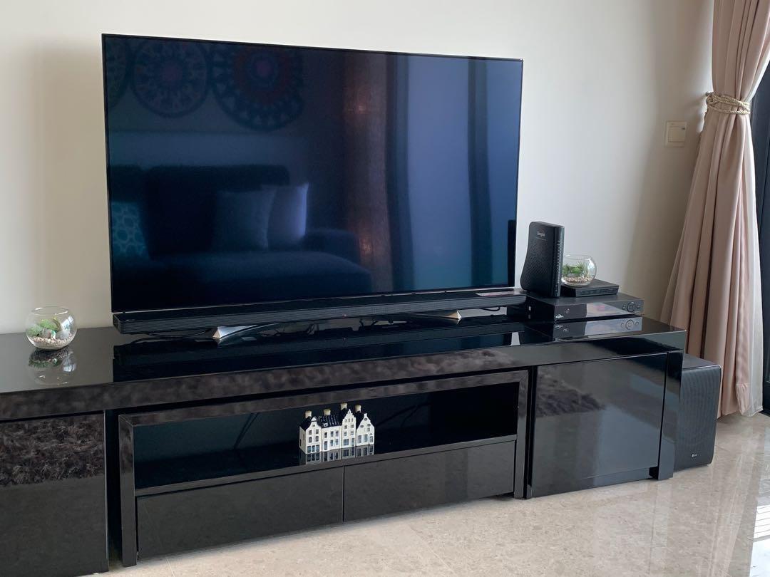 LG 55" NANO CELL 4K TV with Sound Systems (Soundbar + Subwoofer), Home