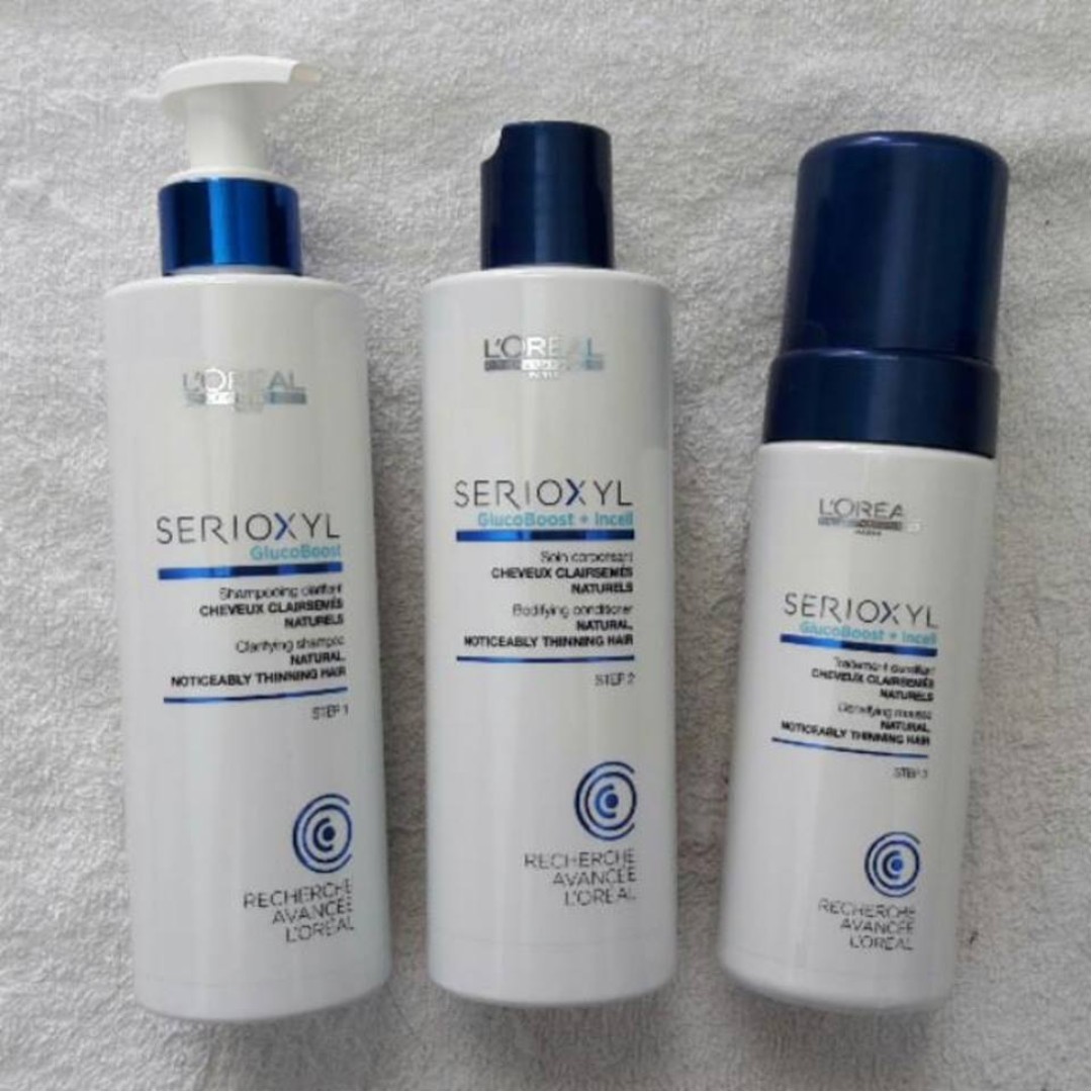Part N Parcel Loreal Serioxyl Kit 1 Tag Loreal Aveda Wowo Shiseido Redken Kerastase Paul Mitchell Hair Loss Fall Thinning Phyto
