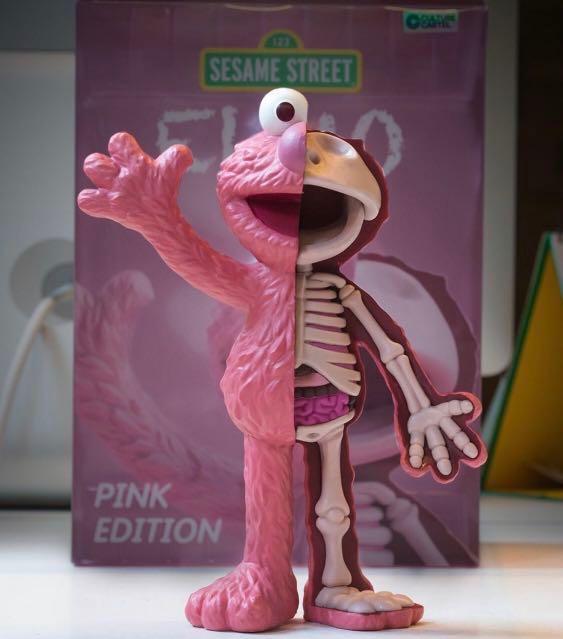 Pink Elmo Kaws Samyysandra Com