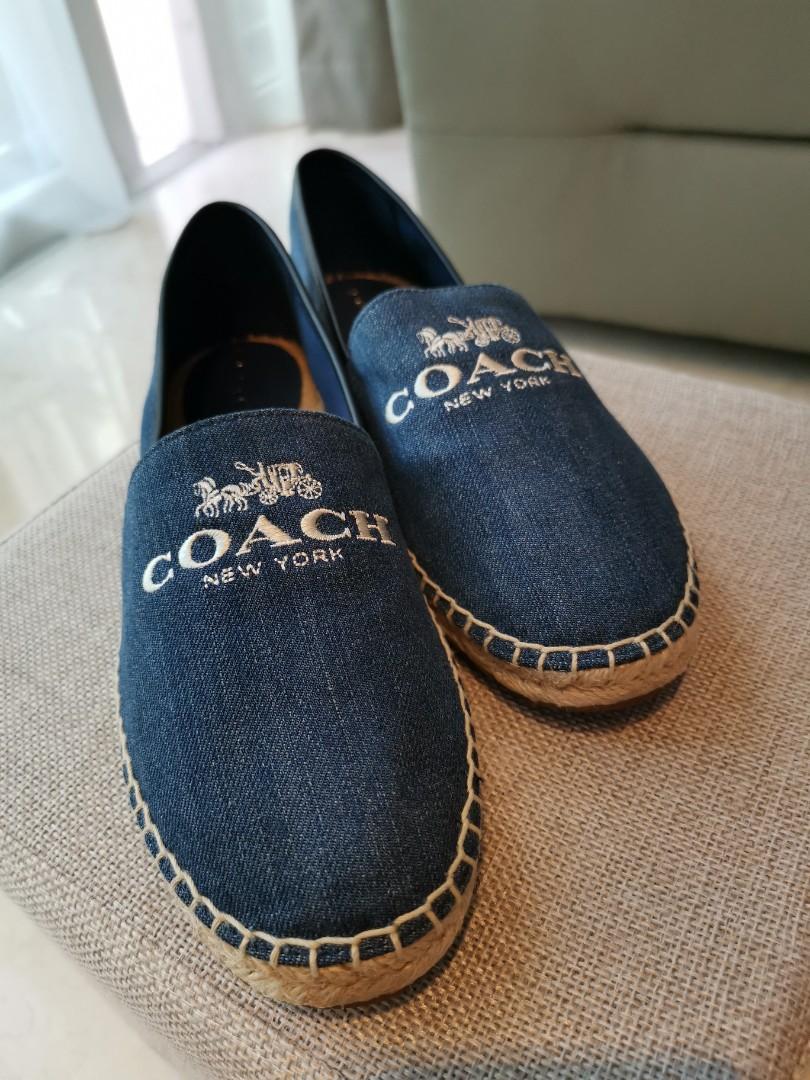 coach denim shoes