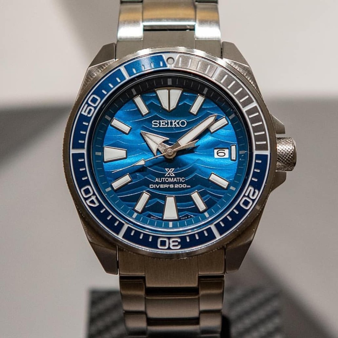 New Seiko Prospex Save The Ocean Great White Shark SRPD23J1 Samurai Special  Edition, Mobile Phones & Gadgets, Wearables & Smart Watches on Carousell