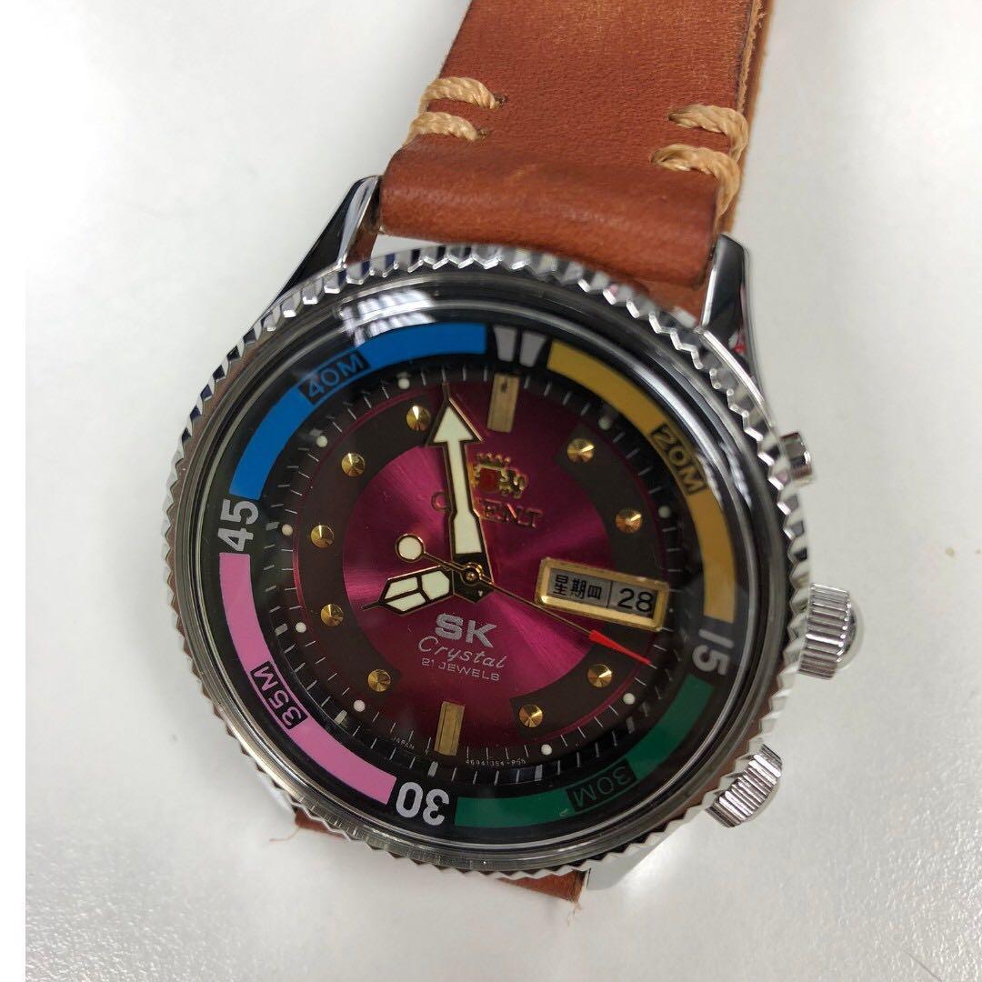 ORIENT SK Classic design / Coin Bezel Automatic Red - Violet Watch