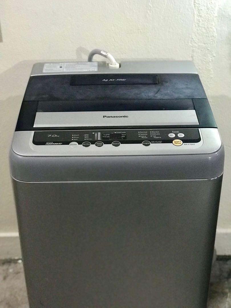 Panasonic 7Kg Washing Machine, Model NAF70H2, TV & Home Appliances