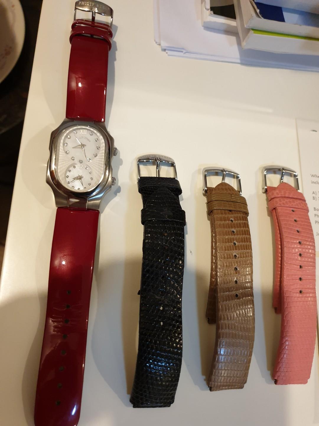 Philip stein watch best sale strap