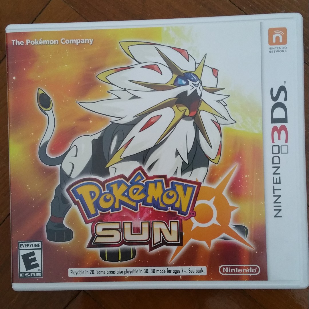 Pokemon Sun 3ds Game Title Toys Games Video Gaming Video
