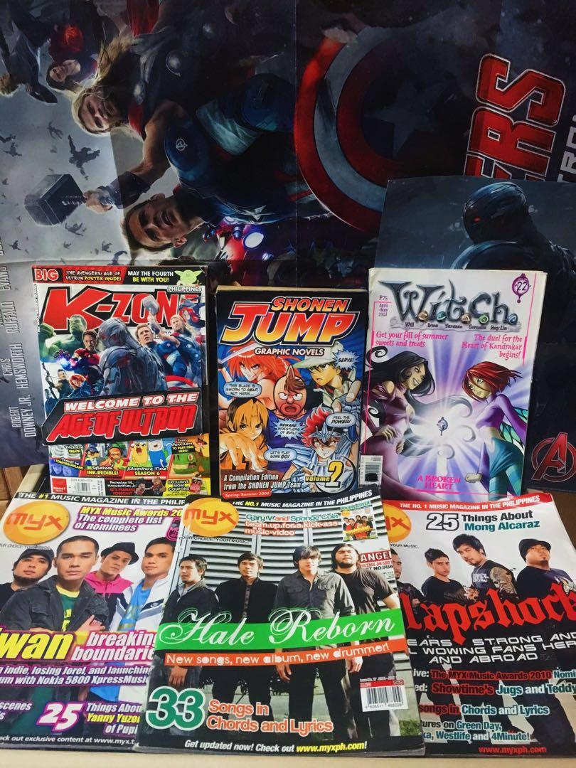 Manga Comics Or Magazines Bundle Of Myx W I T C H Kzone And Shonen Jump Hobbies Toys Books Magazines Children S Books On Carousell