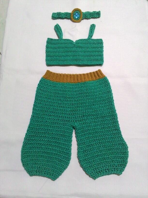 princess jasmine baby costume