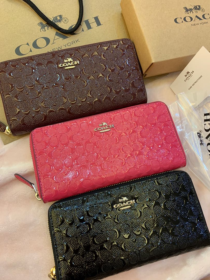 Ready stock original coach women wallet purse wallet backpack bag hmm n
