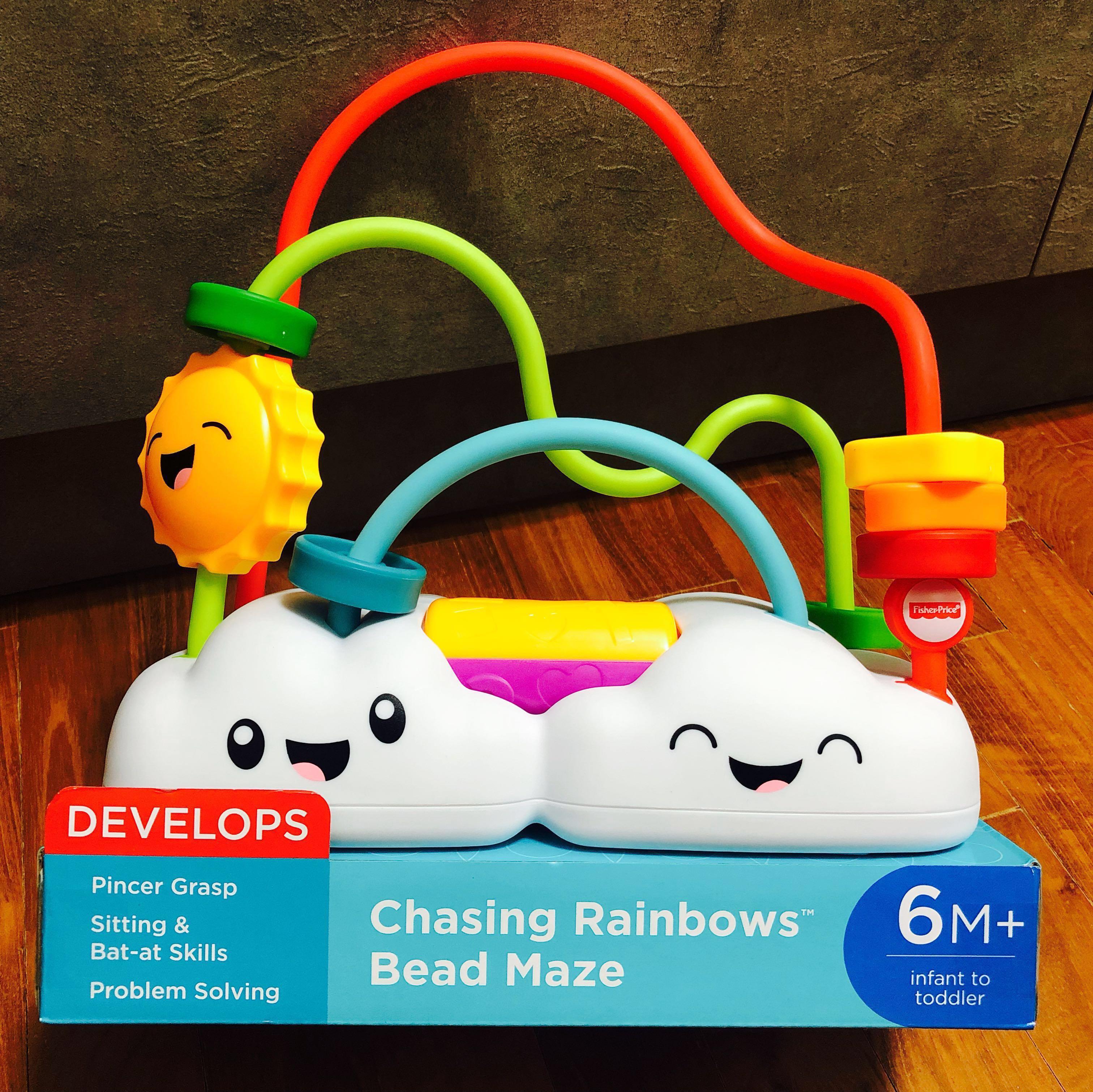 fisher price chasing rainbows bead maze