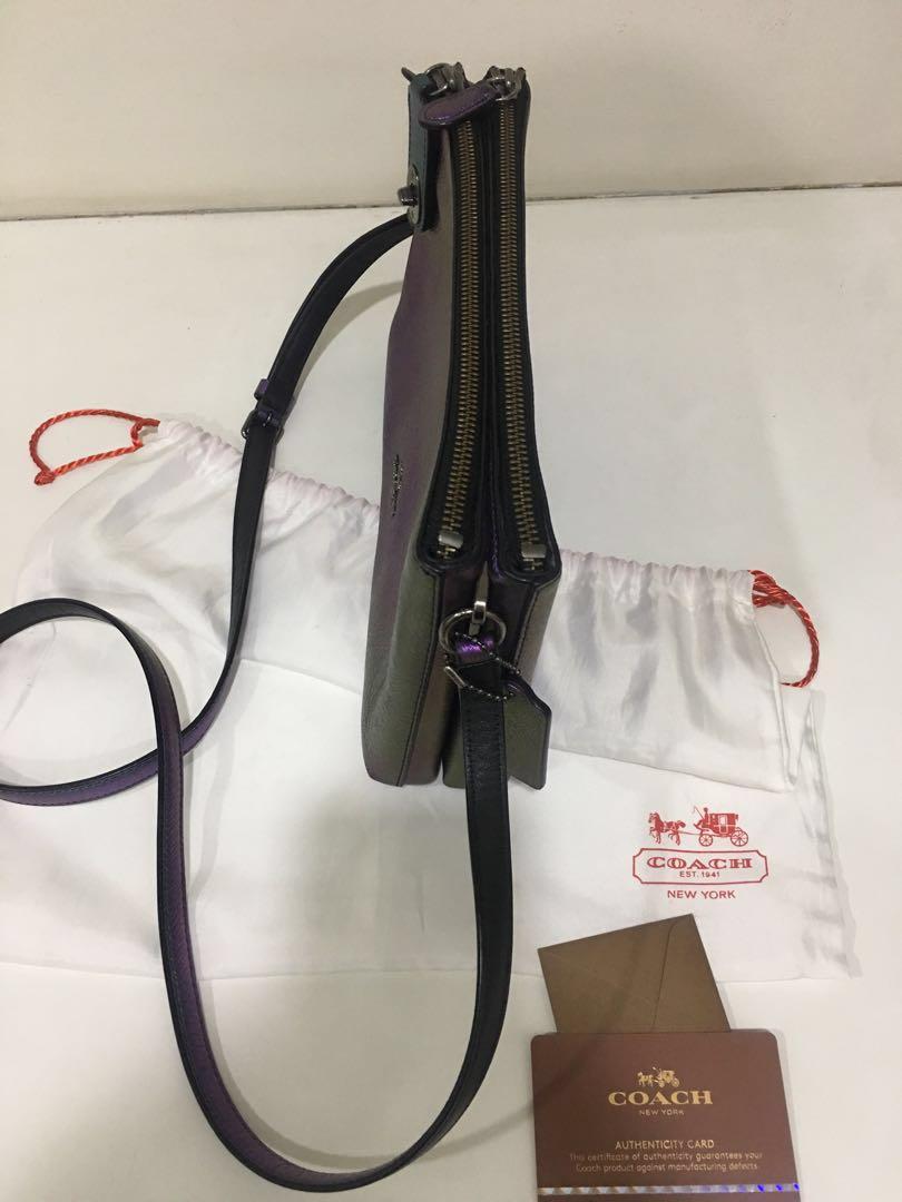 Coach hologram crossbody discount