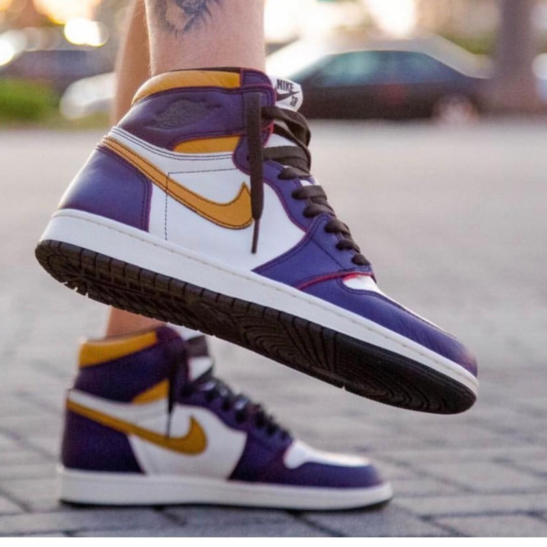 air jordan 1 high lakers