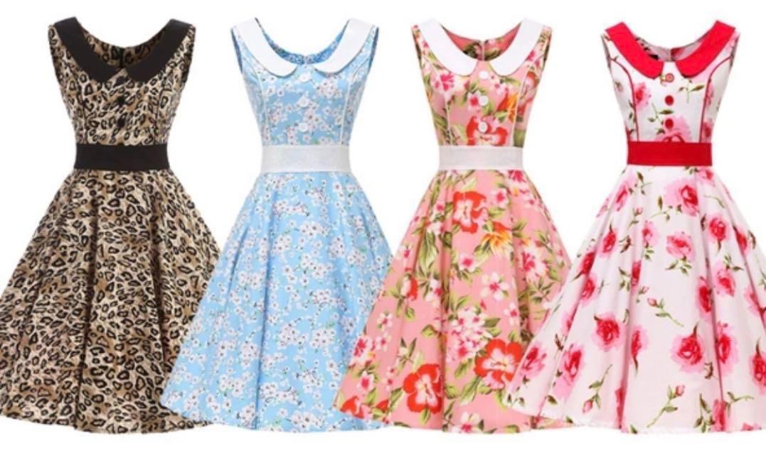 retro themed dresses