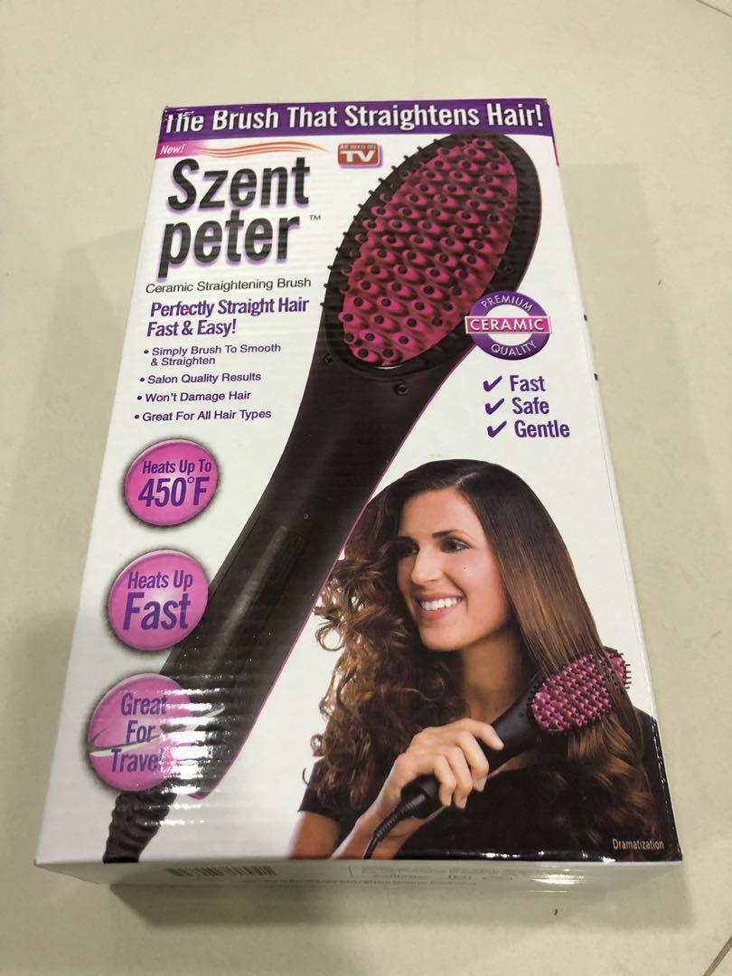 Szent peter ceramic outlet straightening brush