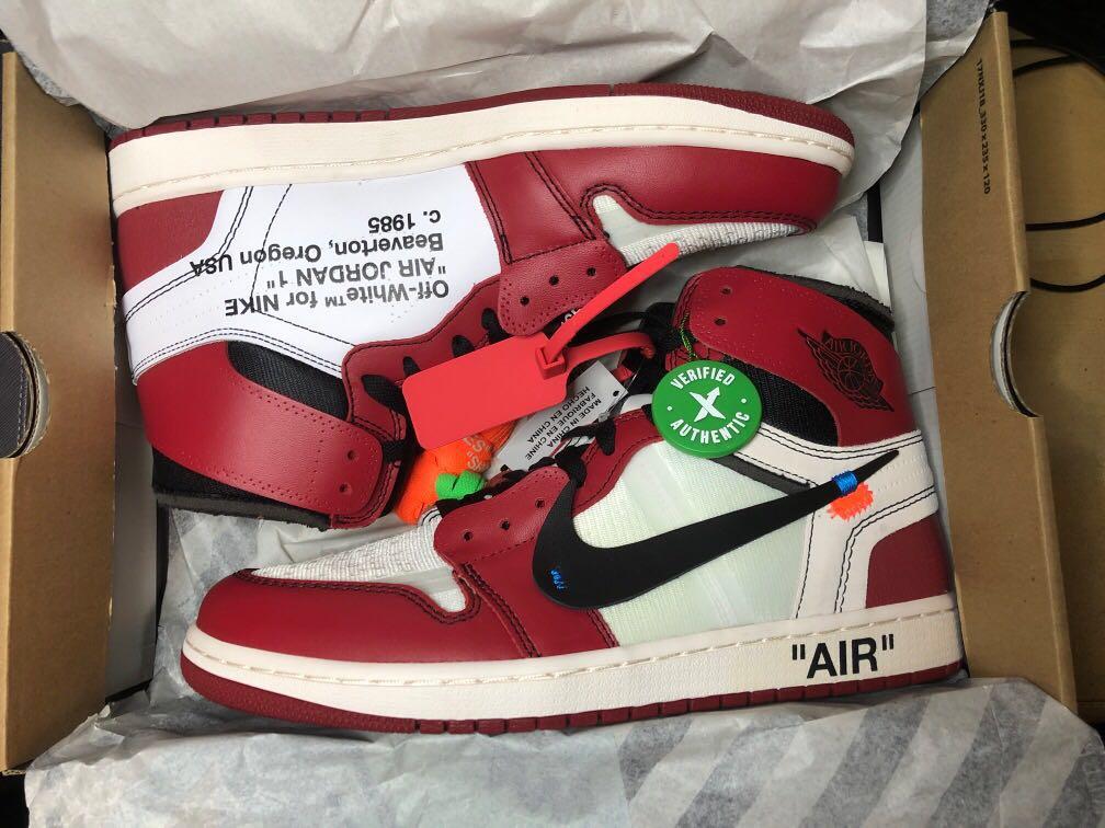 off white aj 1 chicago