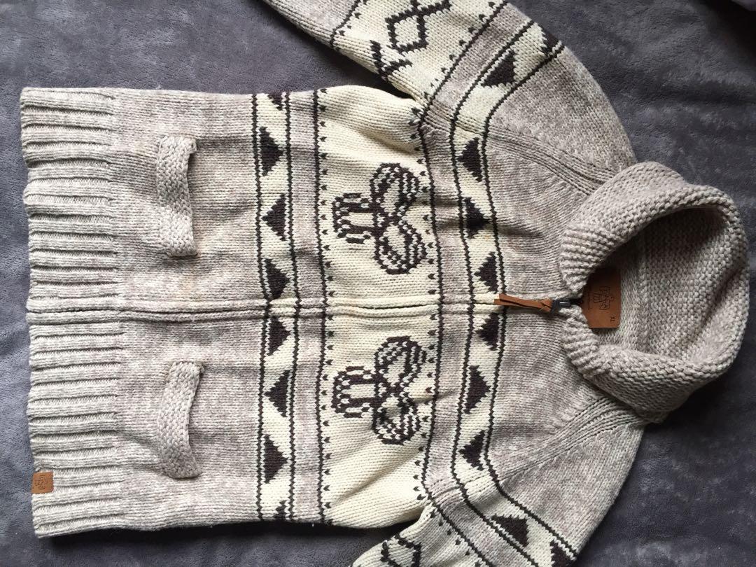 TNA Aritzia Zip up lambswool sweater Women s Fashion Clothes on