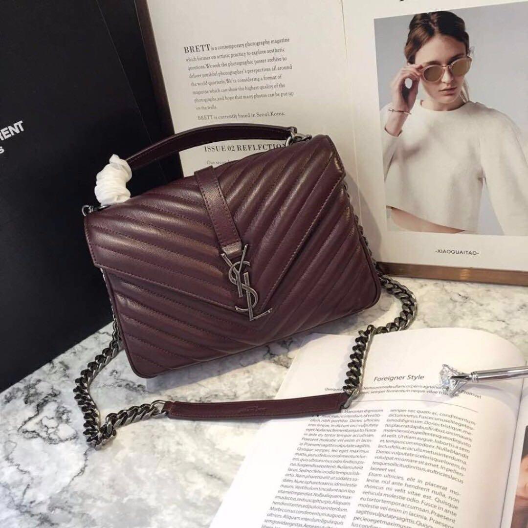 ysl college bag colors
